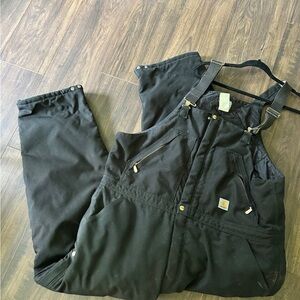 Carhartt bibs 42x32